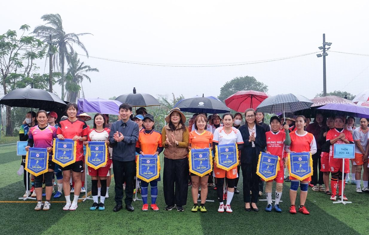 Vĩnh Thủy khai mạc Giải bóng đá nữ 5 người mừng Đảng- mừng Xuân Bính Ngọ 2026