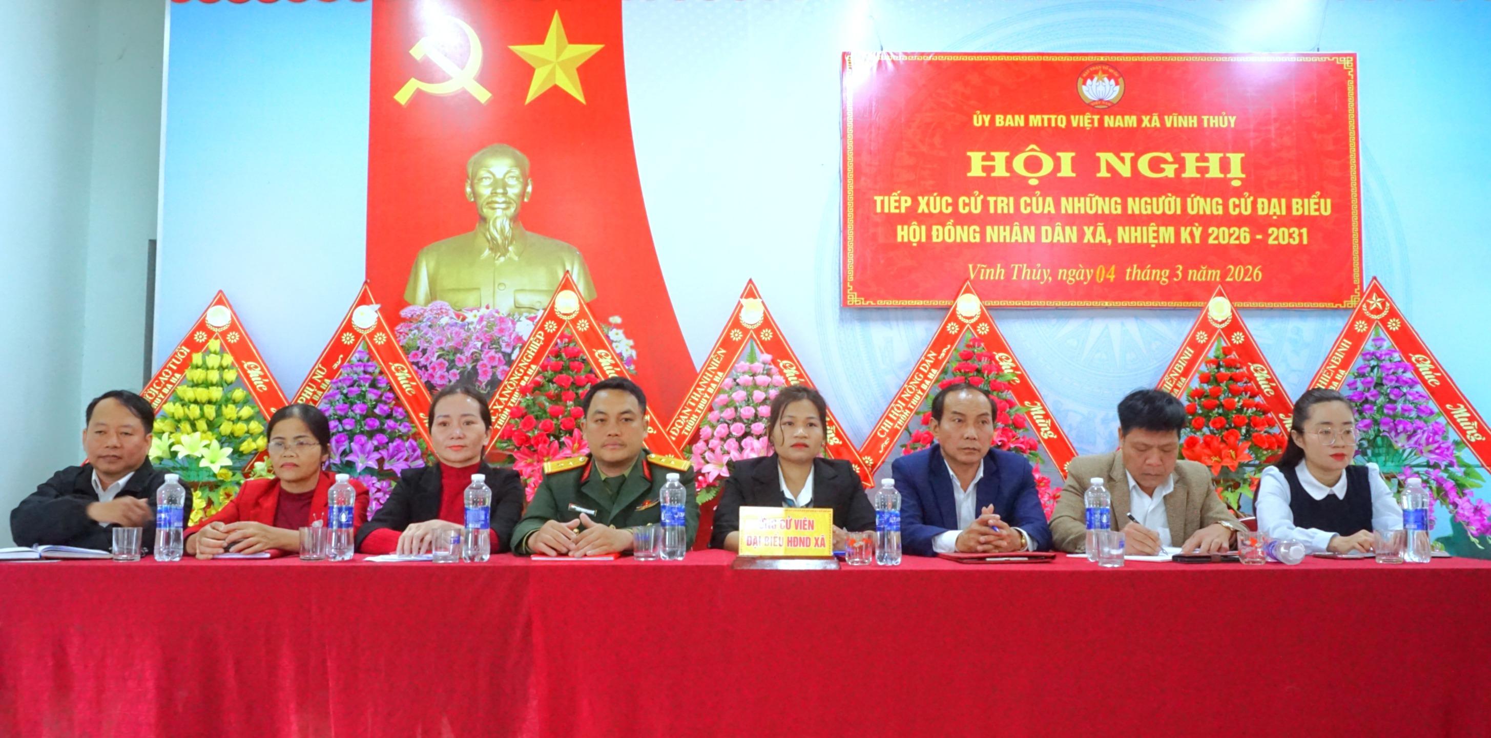 Đơn vị bầu cử số 1: Tiểu sử tóm tắt những người ứng cử đại biểu HĐND xã Vĩnh Thủy, nhiệm kỳ 2026- 2031