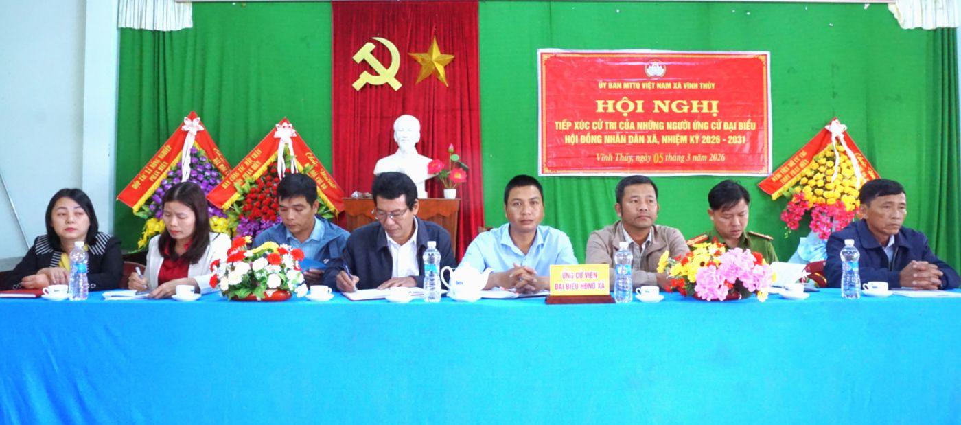 Đơn vị bầu cử số 4: Tiểu sử tóm tắt những người ứng cử đại biểu HĐND xã Vĩnh Thủy, nhiệm kỳ 2026- 2031