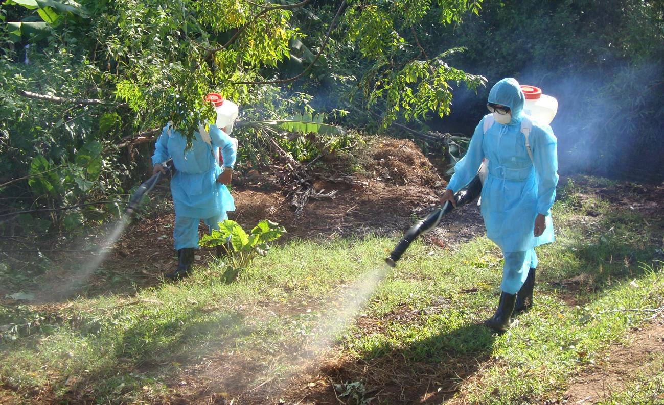 Vĩnh Thuỷ triển khai phun tiêu độc, khử trùng đợt 1 năm 2026