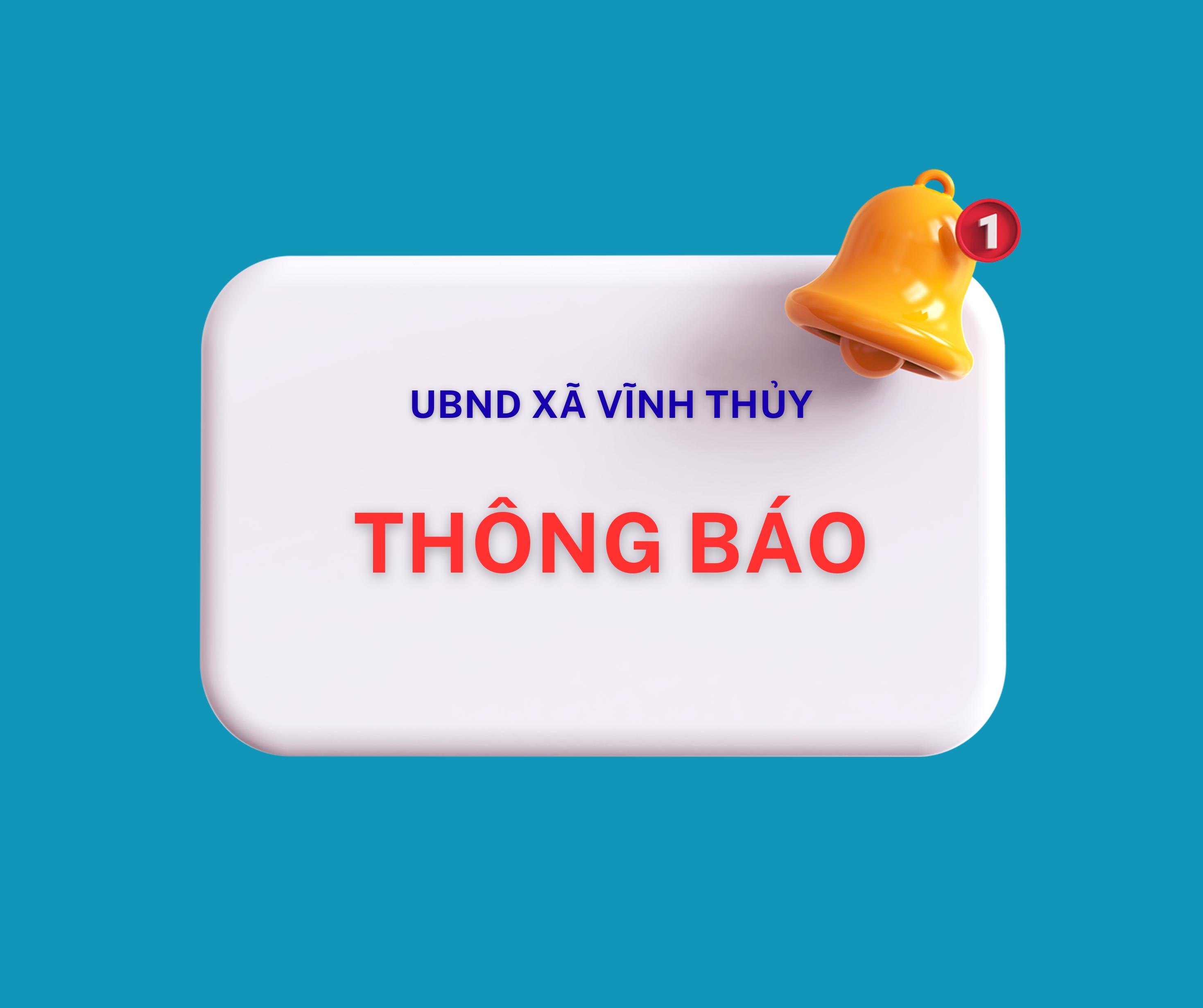 KẾ HOẠCH: Truyền thông trợ giúp pháp lý trên địa bàn xã Vĩnh Thủy năm 2026