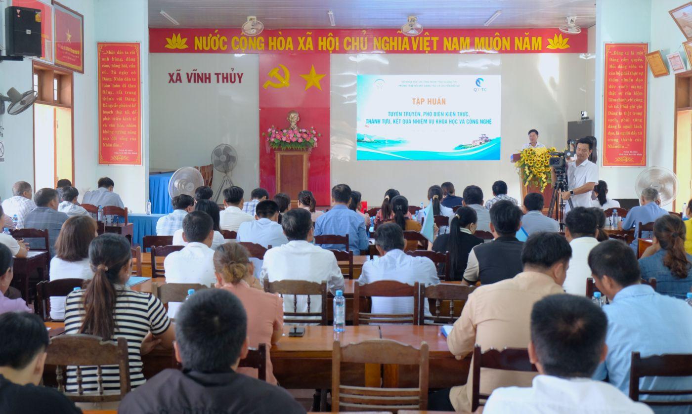 Tập huấn kiến thức về khoa học công nghệ, đổi mới sáng tạo và chuyển đổi số