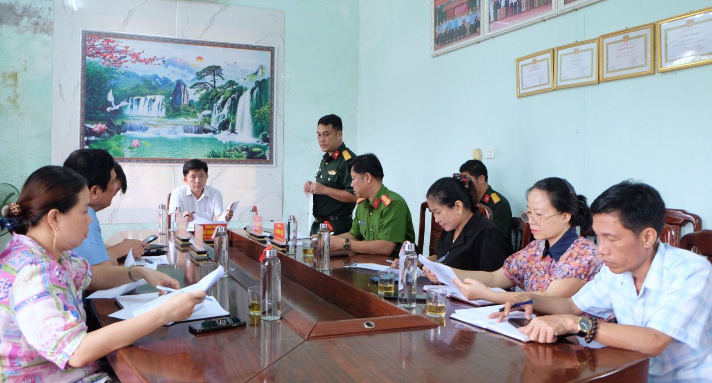 Xét duyệt công dân tham gia nghĩa vụ Dân quân thường trực xã Vĩnh Thủy năm 2026