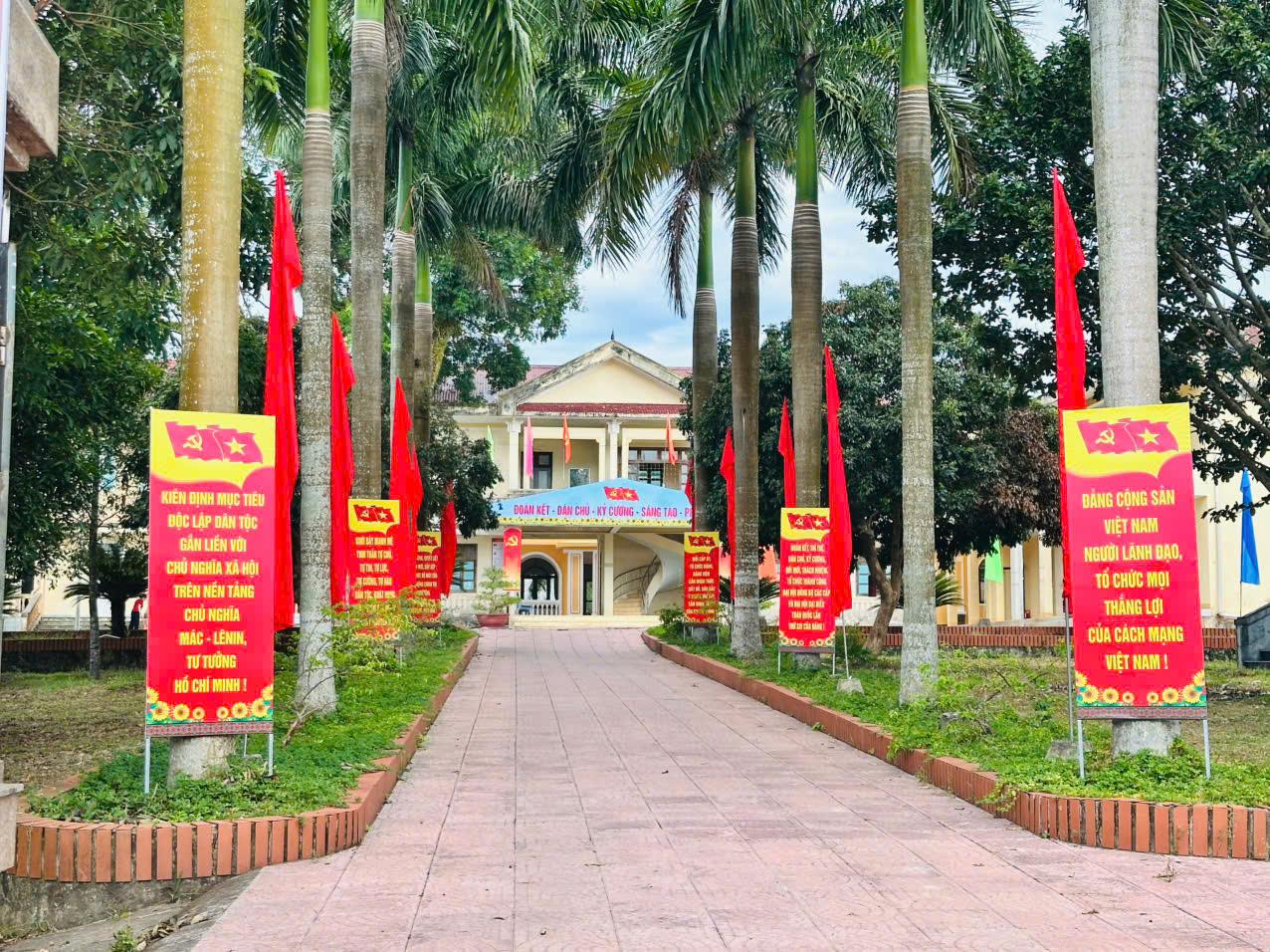 Công tác tuyên truyền chào mừng Đại hội đại biểu Đảng bộ xã Vĩnh Thủy lần thứ I, nhiệm kỳ 2025-2030