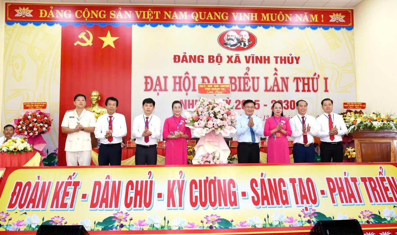 Đại hội đại biểu Đảng bộ xã Vĩnh Thủy lần thứ I, nhiệm kỳ 2025-2030 thành công tốt đẹp